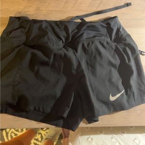 black nike shorts